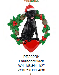 Dogs with Wreaths - Resin