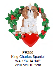 Dogs with Wreaths - Resin