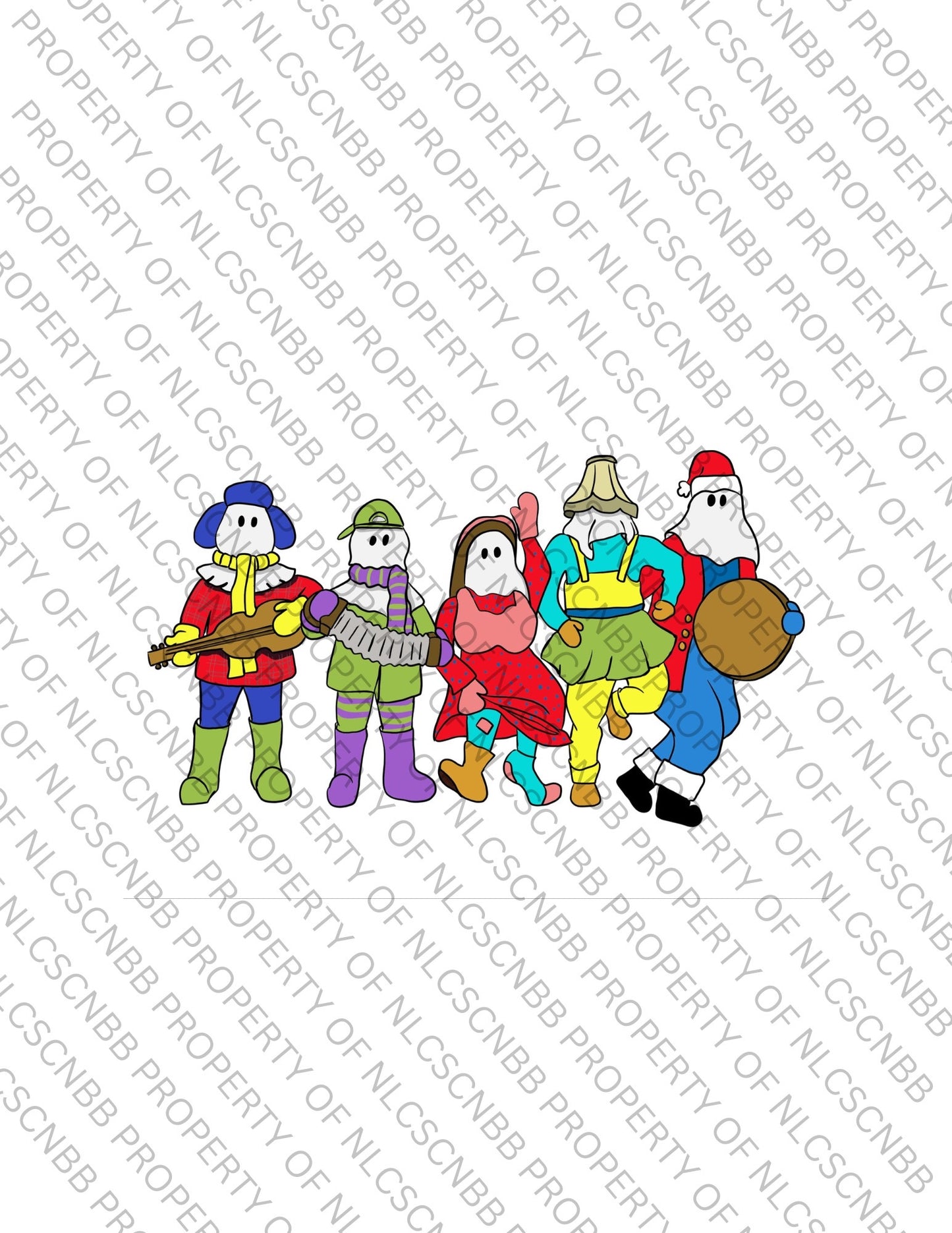 NLCS Exclusive Mummers Resin Ornaments