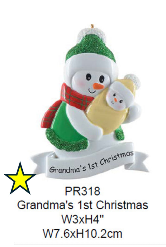 Grandma's 1st Christmas *NEW - Resin