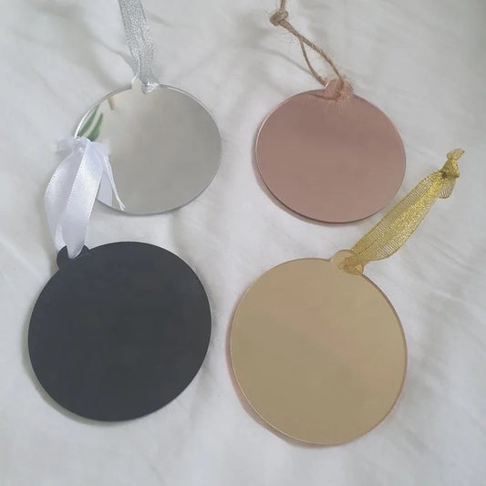 Acrylic Mirror Ornaments