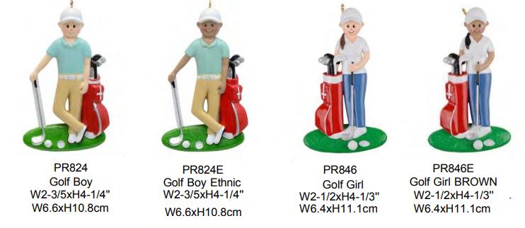 Golfers - Resin