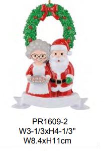 Santa & Mrs. Clause Family - Resin