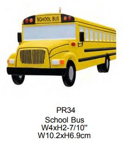 School Bus - Resin