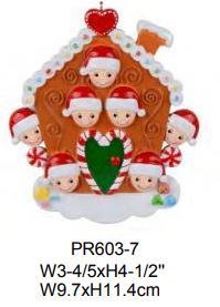 Gingerbread House Family - Resin