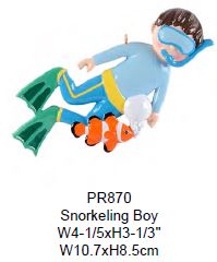 Snorkeling Boy - Resin